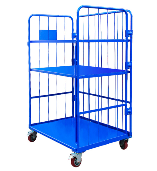Heavy Duty Merchandiser Logistic Trolley Supermarket Transport